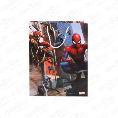 Пакет подарочный Человек-паук 26х32,4см пакет подарочный поздравляю человек паук 31х40х11 5 см