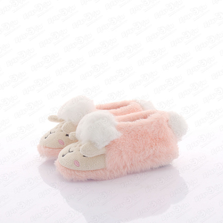 Тапочки Pasito домашние Овечки с ушками розовые  - фото 360