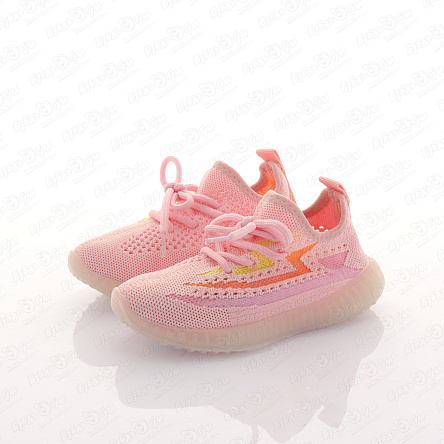 Кроссовки Pasito ажурные с яркими элементами розовые - фото 360