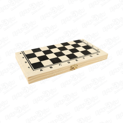 цена Игра настольная шахматы деревянные бежевая доска