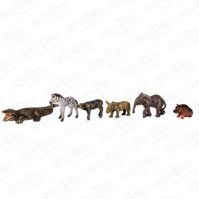 Набор фигурок «Дикие животные» набор фигурок 1 toy дикие животные пиранья