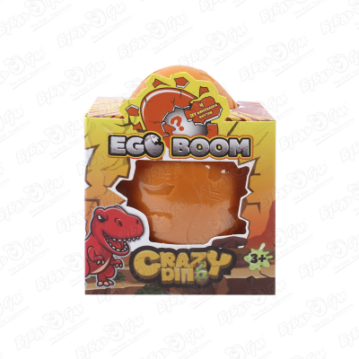 Мини-фигурка Egg boom динозавр c картой в яйце в ассортименте