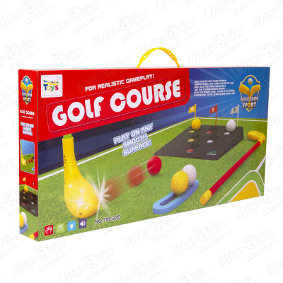 Набор для игры в гольф со светозвуковым эффектом 3 шт детский набор для игры в гольф