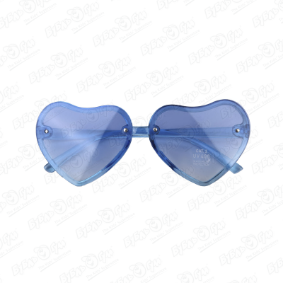 Очки солнцезащитные Lanson Kids Сердце голубые очки солнцезащитные lanson kids сердечко голубые