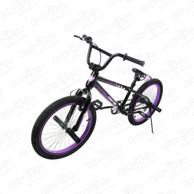 Велосипед Champ Pro BMX B20 черно-фиолетовый велосипед champ pro bmx b20