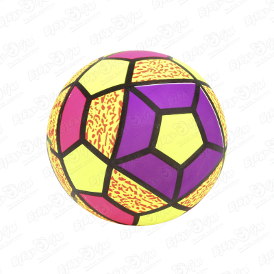 мяч футбольный junfa 23см черно белый Мяч футбольный 23см
