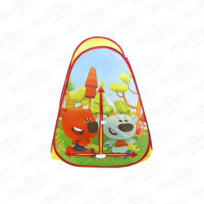 Палатка детская игровая Ми-Ми-Мишки 81х90х81см палатка детская игровая оранжевая корова 81х90х81см в сумке играем вместе в кор 24 gfa oc01 r