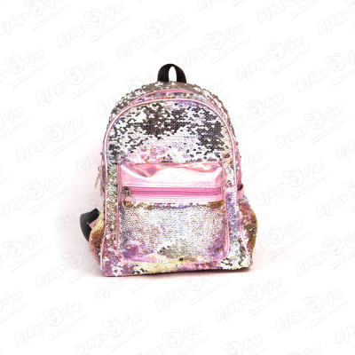Рюкзак с пайетками розовый рюкзак прямоугольный кики с пайетками 1 48
