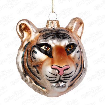 Украшение елочное «Тигр» стекло украшение елочное подвеска 13 см стекло