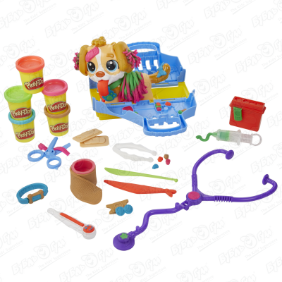 Набор игровой Play-Doh Ветеринар игровой набор с пластилином hasbro play doh ветеринар f36395l0