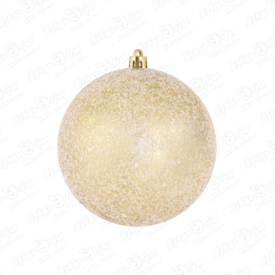 Украшение елочное шар снежный золотой пластиковый 10см украшение елочное шар снежный декор зеленый 10см