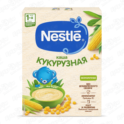 Каша Nestle безмолочная кукурузная 200г с 5мес
