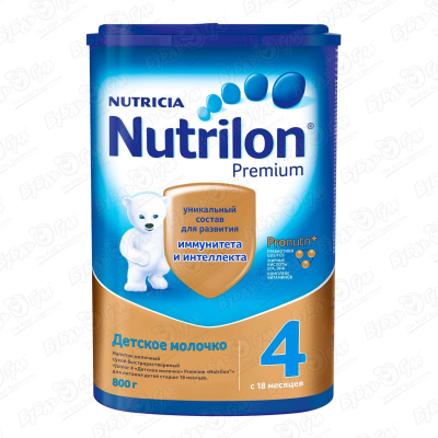 Молочко Nutricia Nutrilon Premium Junior 4 800г с 18мес БЗМЖ