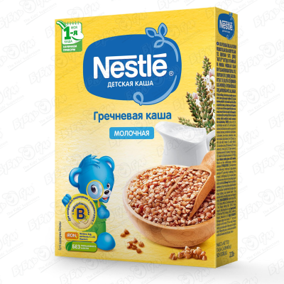 Каша Nestle молочная гречневая 220г с 4мес БЗМЖ