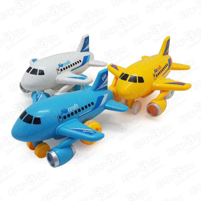 Игрушка самолет в ассортименте книжка игрушка самолет c крутящимся штурвалом