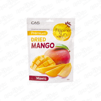 Сухофрукты Filipino Sun манго 100г