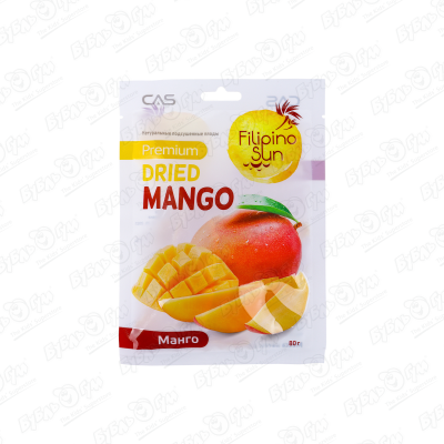 Сухофрукт FilipinoSun манго 80г