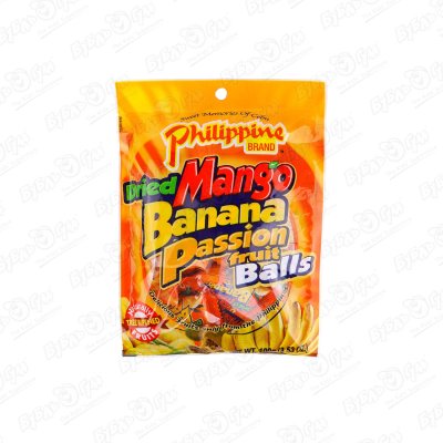 Конфеты Philippine brand манго-банан-маракуйя 100г конфеты суфле медофеты манго маракуйя 150г