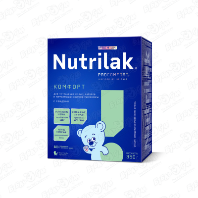 Смесь Nutrilak Premium Комфорт 350г с 0мес БЗМЖ смесь nutrilak premium 2 молочная 350г с 6мес бзмж