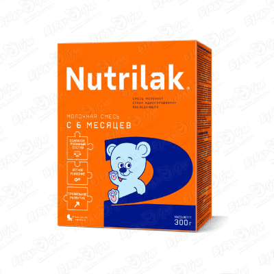 Смесь Nutrilak 2 молочная 300г с 6мес БЗМЖ