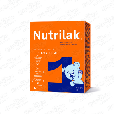 Смесь Nutrilak 1 молочная 300г с 0-6мес БЗМЖ нутрилак 1 смесь молочная 0 6 мес 300г