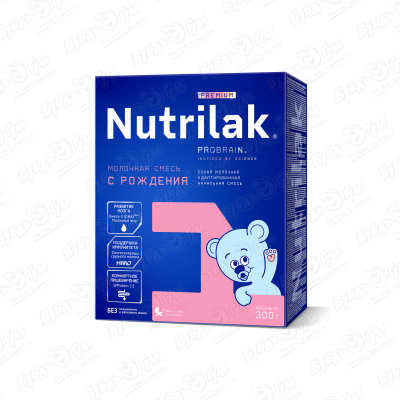 Смесь Nutrilak PREMIUM 1 молочная 300г с 0мес БЗМЖ