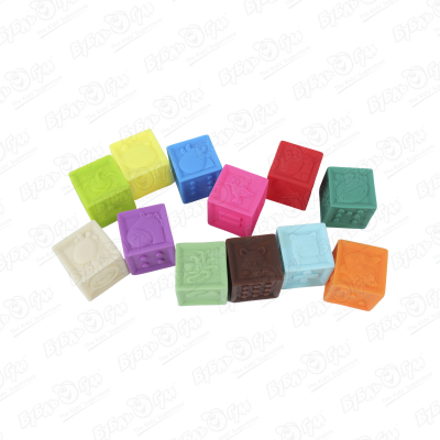 Набор мягких кубиков с картинками 12шт набор кубиков простые d6 16мм 12шт красно белый шоколад кэт 12 для геймера 60г набор