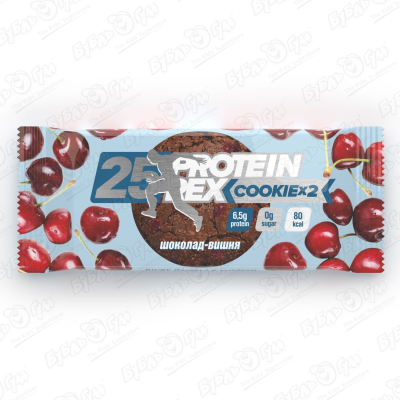 Печенье ProteinRex шоколад-вишня 50г желе haas 50г вишня