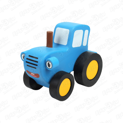 Игрушка деревянная Синий трактор игрушка деревянная шнуровка бусы синий трактор