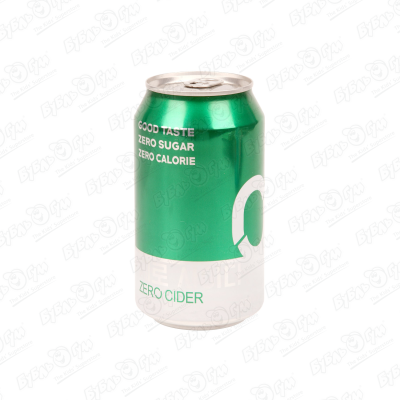 цена Напиток Zero Cider безалкогольный газированный 355мл