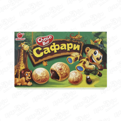 цена Печенье ORION Choco Boy Сафари 42г