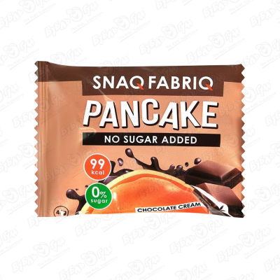 Панкейк SNAQ FABRIQ без сахара со вкусом шоколадного крема 45г пирожное алёнка бисквитное со вкусом шоколадного крема 5х40г