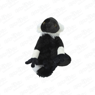 Игрушка мягконабивная Лемур черный 25см игрушка мягконабивная мышиный лемур 40см