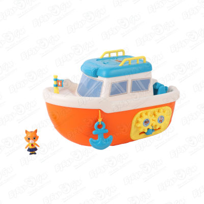 Набор игровой Кошечки-собачки Лодка со звуком игрушки для ванны кошечки собачки игровой набор 6 предметов