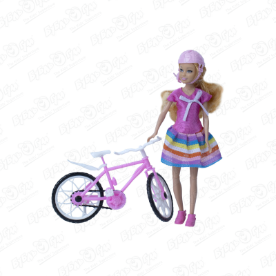 Кукла на велосипеде с 3лет