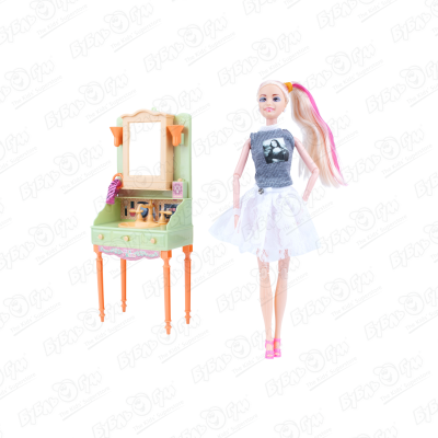кукла мулан с набором одежды и аксессуаров Кукла стилист с набором аксессуаров