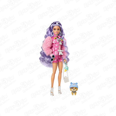Кукла Милли Barbie EXTRA с сиреневыми волосами