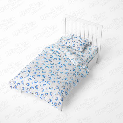 Комплект постельного белья АРТпостелька Мишка на луне 3предмета цена и фото