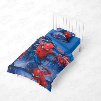 Комплект постельного белья Человек-паук поплин 3предмета комплект постельного белья артпостелька соня 3предмета