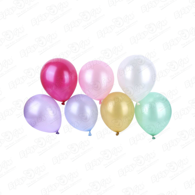Набор шаров Pearl перламутровые цвета 30см 25шт в ассортименте