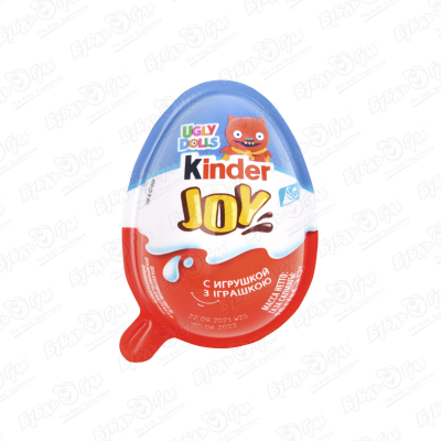 Яйцо Kinder JOY Ugly Dolls c игрушкой и десертом яйцо шокалодное kinder joy с игрушкой для девочек 20 г