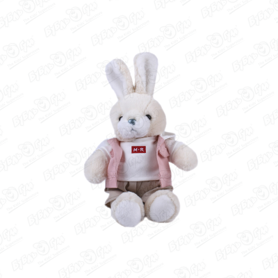 цена Игрушка мягкая Кролик в костюме 30см в ассортименте