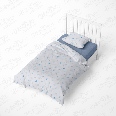 Комплект постельного белья BUBURU Baby Морячок ясельный трикотажный