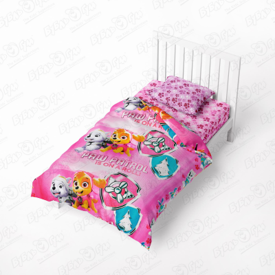 Комплект постельного белья 1.5 спальный Щенячий Патруль «Скай и Эверест» 3 предмета