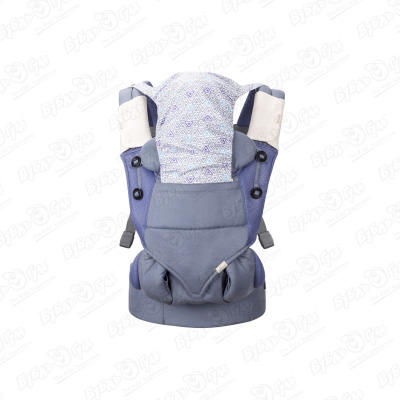 Эрго-рюкзак Bebear хлопок и полиэстер синий с 4мес цена и фото