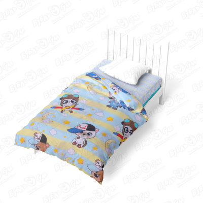 Комплект постельного белья Juno Малыши мальчики ясельный поплин ясельный комплект постельного белья бамбино соня