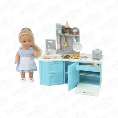 Кукла миниатюрная Lanson Toys в наборе с кухней в ассортименте