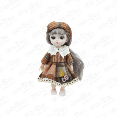 цена Кукла миниатюрная Lanson Toys в коричневом наряде