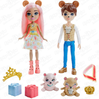 Набор кукол Enchantimals «Брейли Миша и Бэннон Миша» набор кукол enchantimals брейли миша и бэннон миша с питомцами gyj07