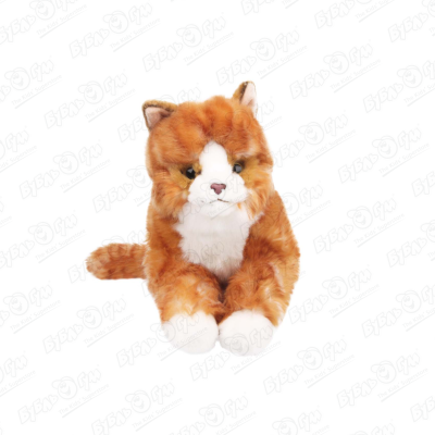 Игрушка мягконабивная Leosco Рыжий полосатый кот обучающая игрушка рыжий кот зп 1561 транспорт 033699